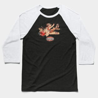 1943 Aviation Fuel - Vintage Baseball T-Shirt